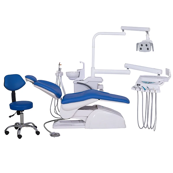 New Dental Chair Dental Equipment Factory Low Price Built-in floor box