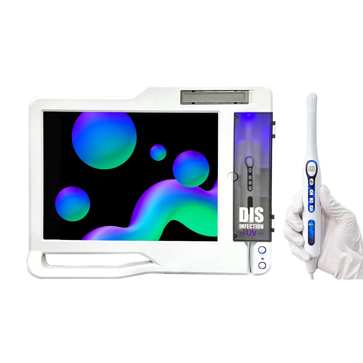 Dental factory endoscope low price, promotional price intraoral camera multi-function monitor with handle with WiFi