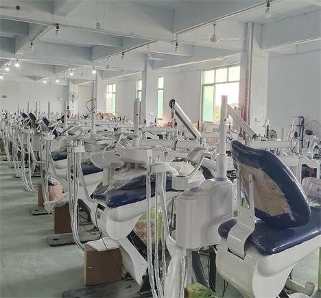 Dental chair assembly line